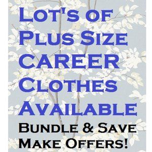 Plus Size Career Work Office Clothes Available